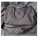 Vera Bradley Quilted Polka Dot Shoulder Bag