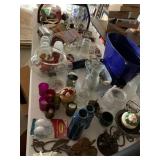 Glassware, Decor Items, Ceramic Figurines, Kapok G