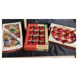 Shiny Brite, Franke, Pyramid Glass Ornaments