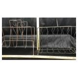 Mid Century Modern Wire Magazine Holders