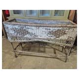 Wicker Planter With Metal Liner 14 in. X 43 in. X