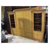 3 Piece media console, cabinets