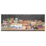 Books, Scott Tissue, Irish Spring, Mikasa, Yarn