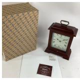 Seiko Mantel Clock With Box And Documents