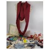 Christmas Decor, Gloves, Hooded Scarf, Pillows