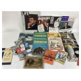 John F. Kennedy Magazines, Books, Ephemera Lot