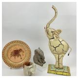 Lennox African elephant calf, 1991 tiny chip on