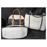 Designer Tote Bags, Handbag With Paisley Lining