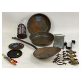 Omega Metal Bakeware, Utensils, Brass Handles