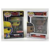 2 Stranger Things Funko Pops: Erica, Dustin