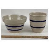 Robinson Ransbottom Crock and Mixing Bowl