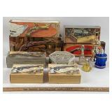 Avon Pistol-Themed Cologne Bottles, Soap Dish +