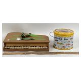 Jaymar Toy Piano, Tonka Toys Tin Container