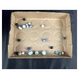 Glass, Clay Marbles, Some Shooters, Glowers