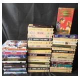 VHS Tapes and DVDs Featuring Classic Films, +