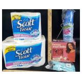 Scott Tissue Rolls, Dixie Cups, Princess Smart Bel
