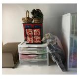 Craft Supplies, Baskets, Storage Drawers