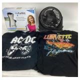 MyPurMist Steam Inhaler, AC/DC Shirt, Fan