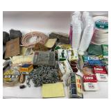 Cleaning Supplies, Soap Bars, Plastic Cups, Chain