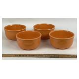 Fiesta Tangerine 24 Oz Gusto Bowls Set of 4