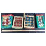 Franke, Shiny Brite Glass Christmas Ornaments