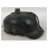 Picklehaube spike helmet, missing spike, crazing