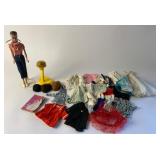 Barbie Doll With Clothing, Wigs, Accessories