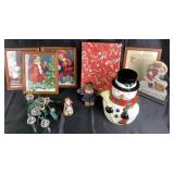 Vintage Christmas Collection: Snowman Cookie Jar,