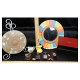 Miniature Pitchers, Lucite Shell Trivet, Keystone