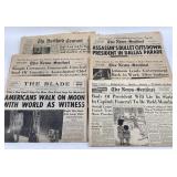 Historic Newspaper Front Pages