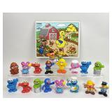 Sesame Street Collection- 18 Figures & 1990