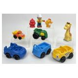 Fisher-Price Little People Vehicles: Taxi, Tractor