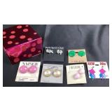 8 Pair NOS VTG Fashion Earrings