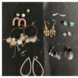 8 Pair Fashion Designer Earrings