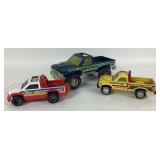 Tonka Die-Cast Trucks With Bay Watch Decals