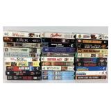 VHS Movies Featuring Casablanca, Dirty Dancing, Ti