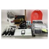 Croscill Towels, Air Popper, Flatware, Headphones+