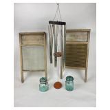 Simmons J75 washboard, worn, Atlas and ball