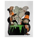 Large vintage Halloween paper cutouts decorations