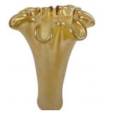 Murano Art Glass Gold Luster Handkerchief Splash