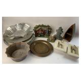Decorative Trays, Pewter Plate, Figurines, Wall Ar