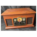 Victrola Wooden Turntable with Radio
