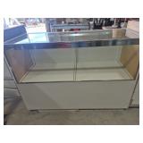 Glass Display Case With Drawers On Backside For