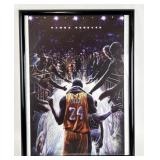 25"x19" Kobe Bryant Framed Poster