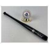 Detroit Tigers Baseball & Mini Bat