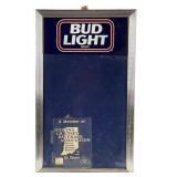 Bud Light Indiana Beverage Assoc Mirror Sign