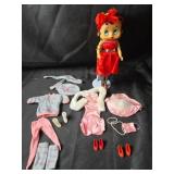 Betty Boop Doll With Clothing Accessories
