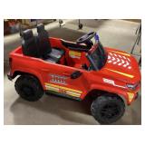 Red Fire Truck Ride-On Electric Toy Car