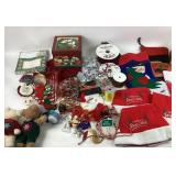 Christmas Decorations, Stockings, Plush Bears