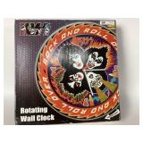 KISS Rock And Roll Rotating Wall Clock
